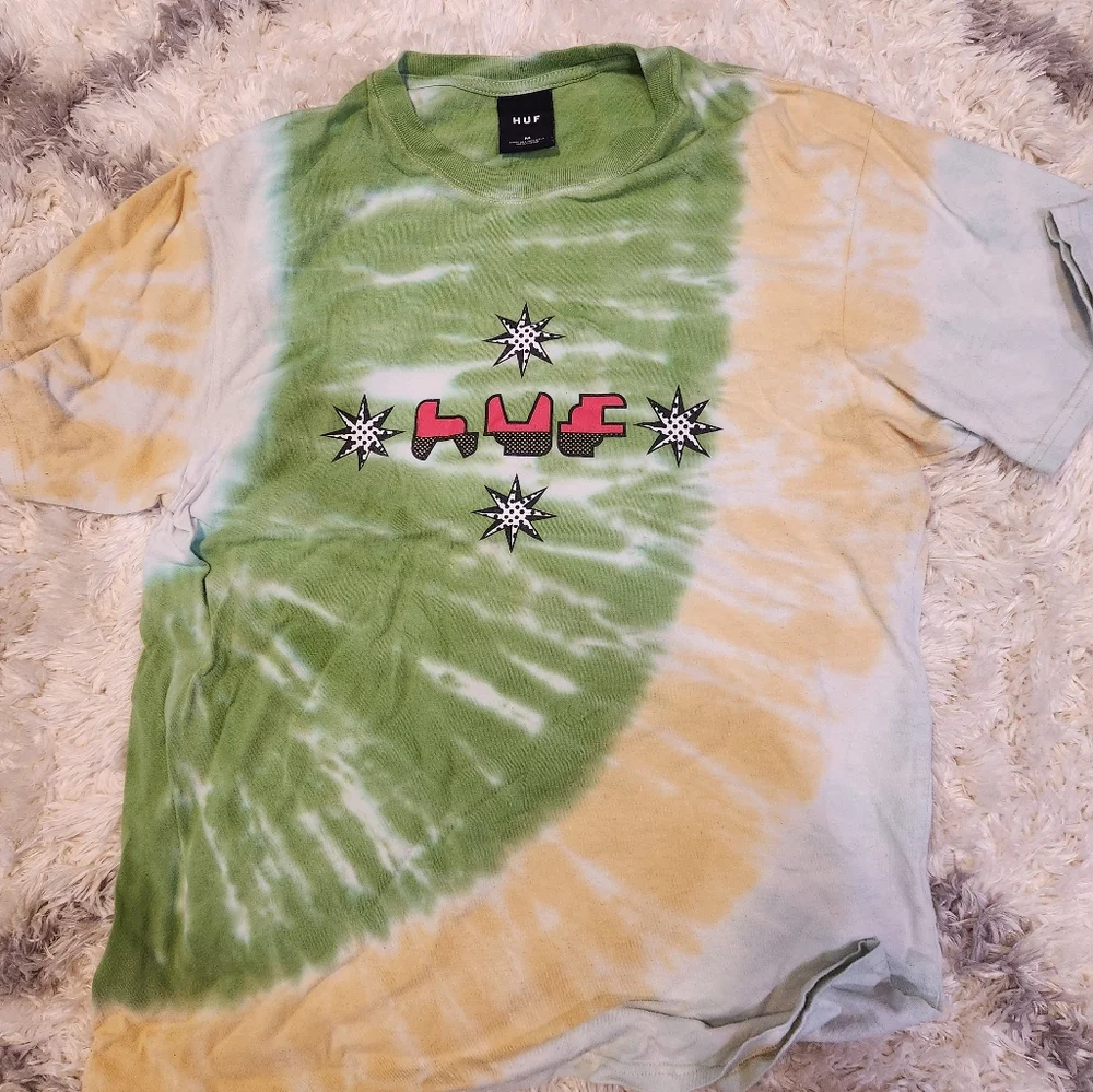 HUF Tie-Dye Graphic T-Shirt - Picture 1 of 3